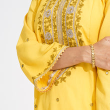 Load image into Gallery viewer, Ethnic High Range Kurti-YELLOW
