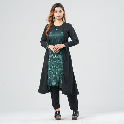 Women’s Georgette Double-Layered Kurti