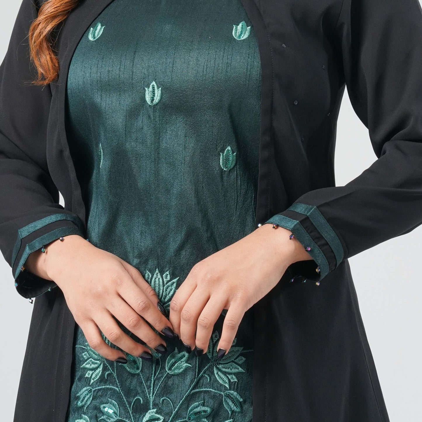 Women’s Georgette Double-Layered Kurti