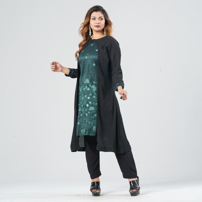 Women’s Georgette Double-Layered Kurti