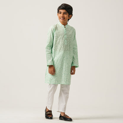 Boys Mint Green Panjabi