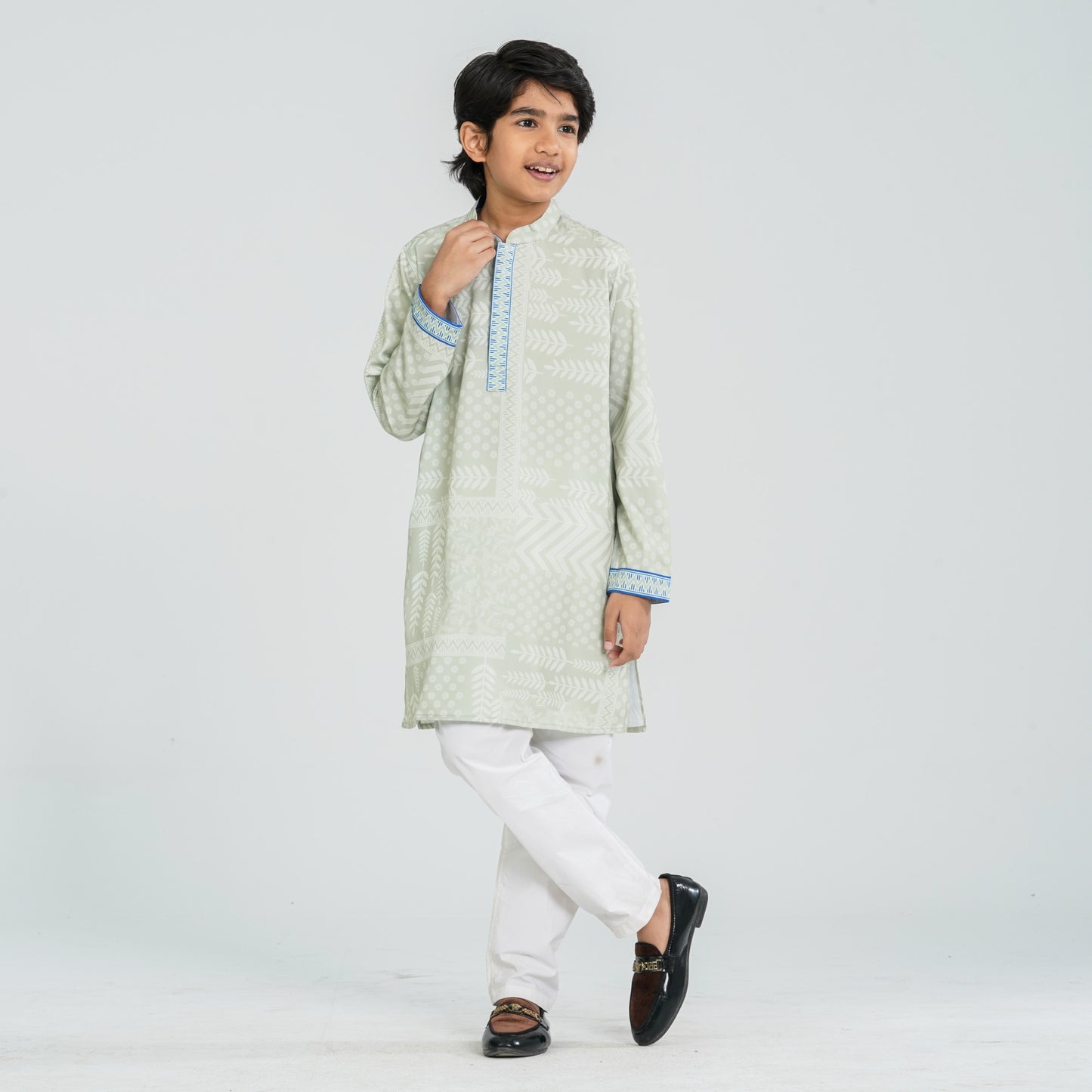 Boy's Blended Silk Panjabi