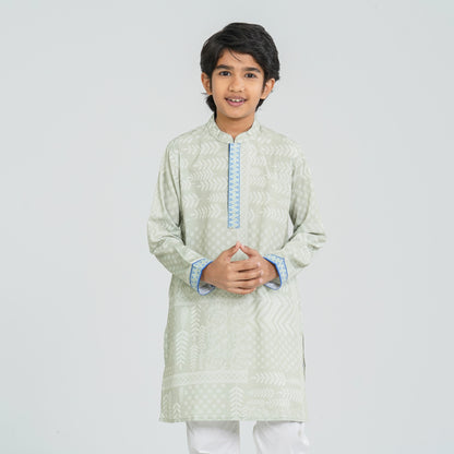 Boy's Blended Silk Panjabi
