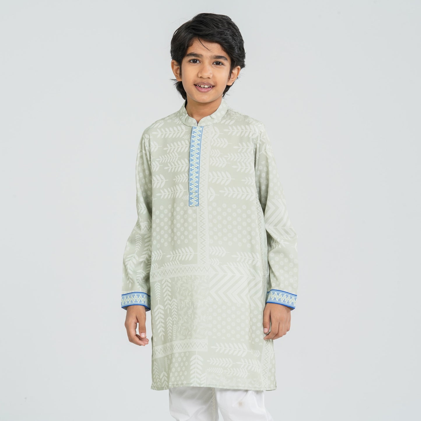 Boy's Blended Silk Panjabi