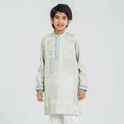 Boy's Blended Silk Panjabi