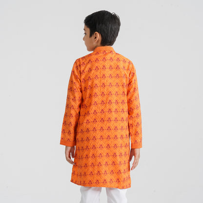 Boy’s Orange Panjabi