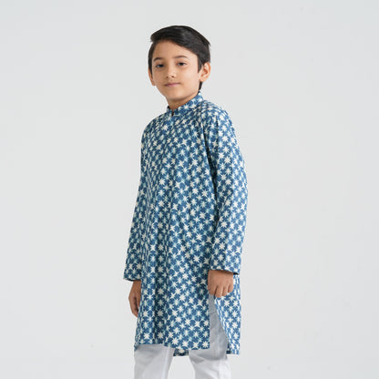 Boy’s Indigo Panjabi