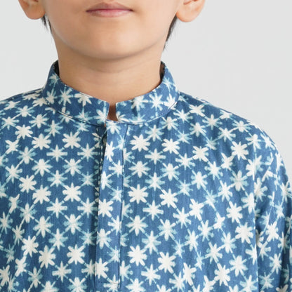 Boy’s Indigo Panjabi