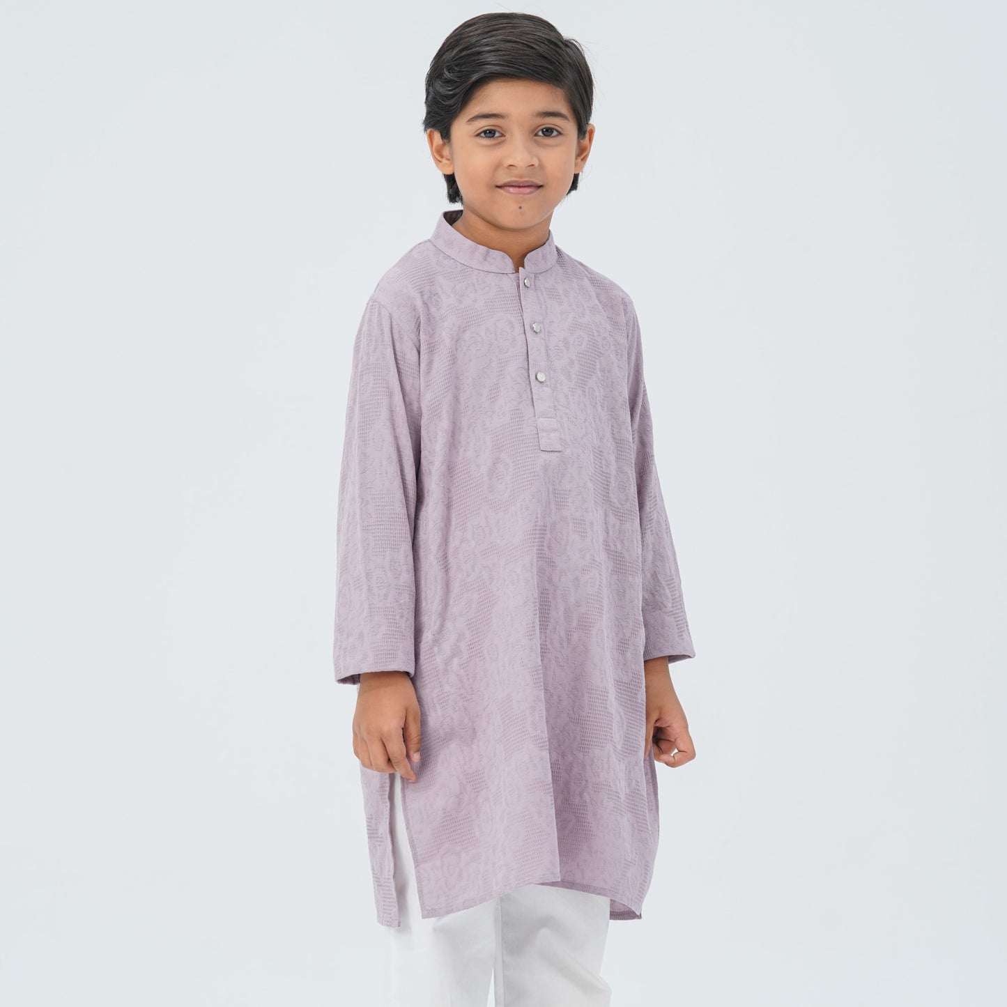Boy's Blended Cotton Basic Panjabi