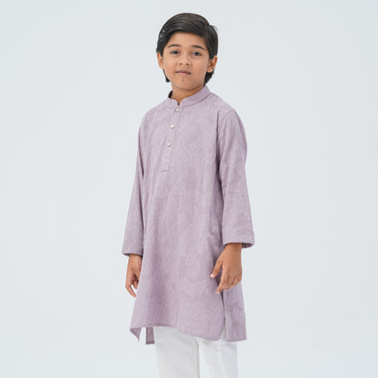 Boy's Blended Cotton Basic Panjabi