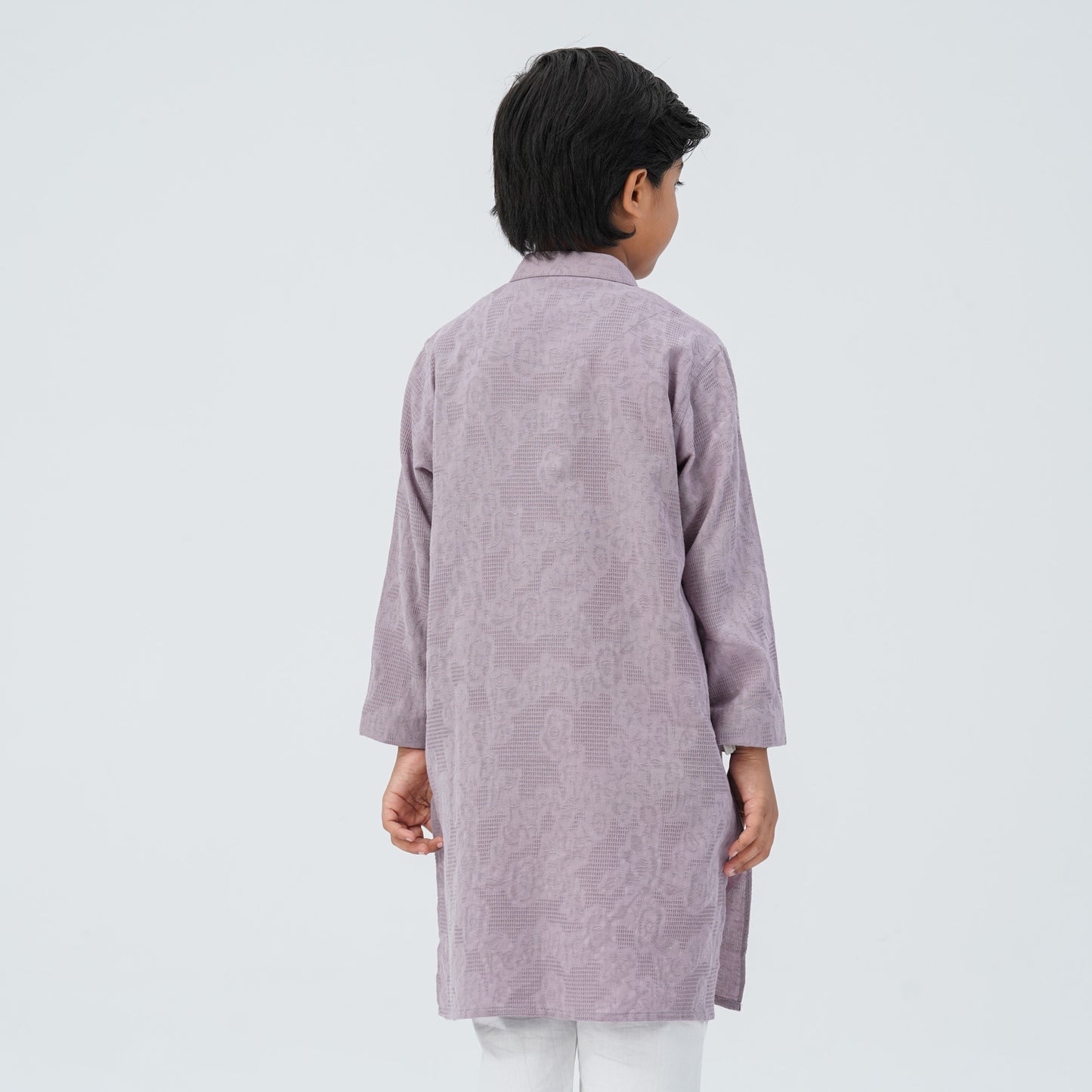 Boy's Blended Cotton Basic Panjabi