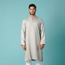 Load image into Gallery viewer, MENS BASIC PANJABI-GREY
