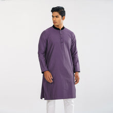 Load image into Gallery viewer, MENS BASIC PANJABI-PURPLE
