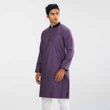 Load image into Gallery viewer, MENS BASIC PANJABI-PURPLE
