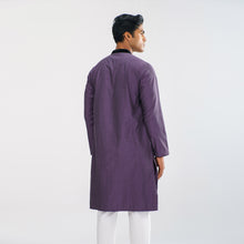 Load image into Gallery viewer, MENS BASIC PANJABI-PURPLE
