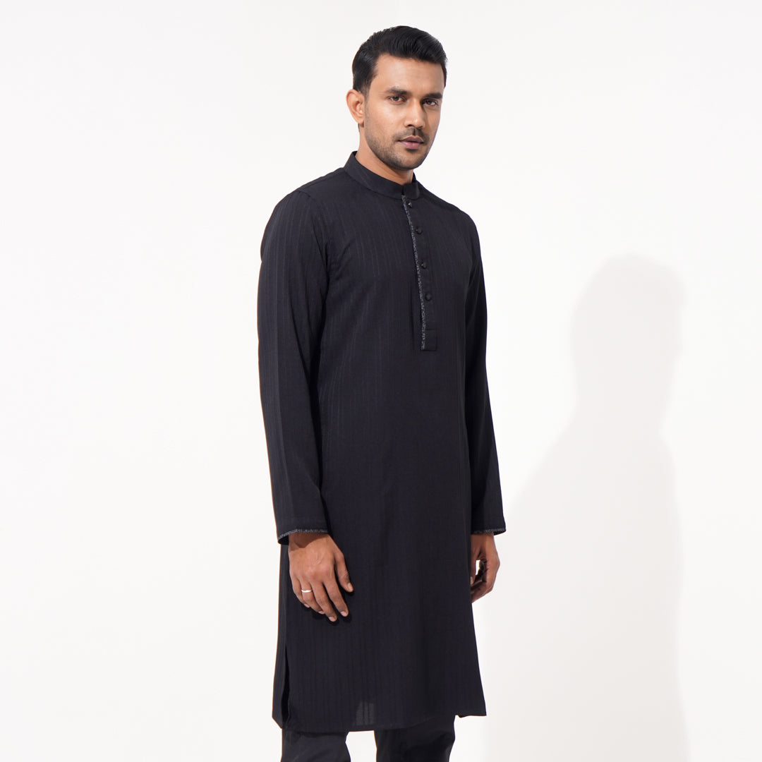 Men Black Panjabi