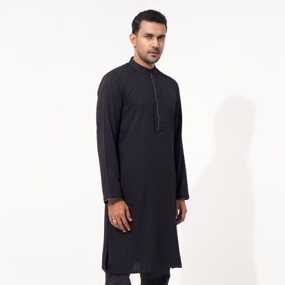 Men Black Panjabi