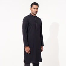 Load image into Gallery viewer, Men Black Panjabi
