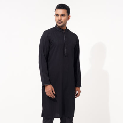 Men Black Panjabi