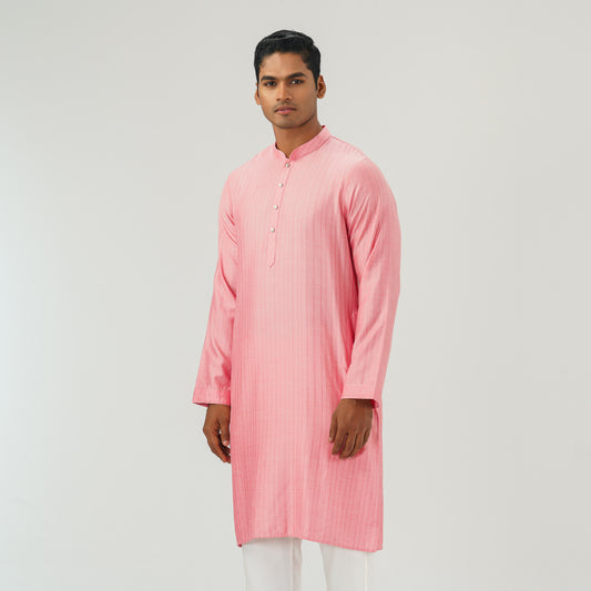 Mens Basic Pink Panjabi