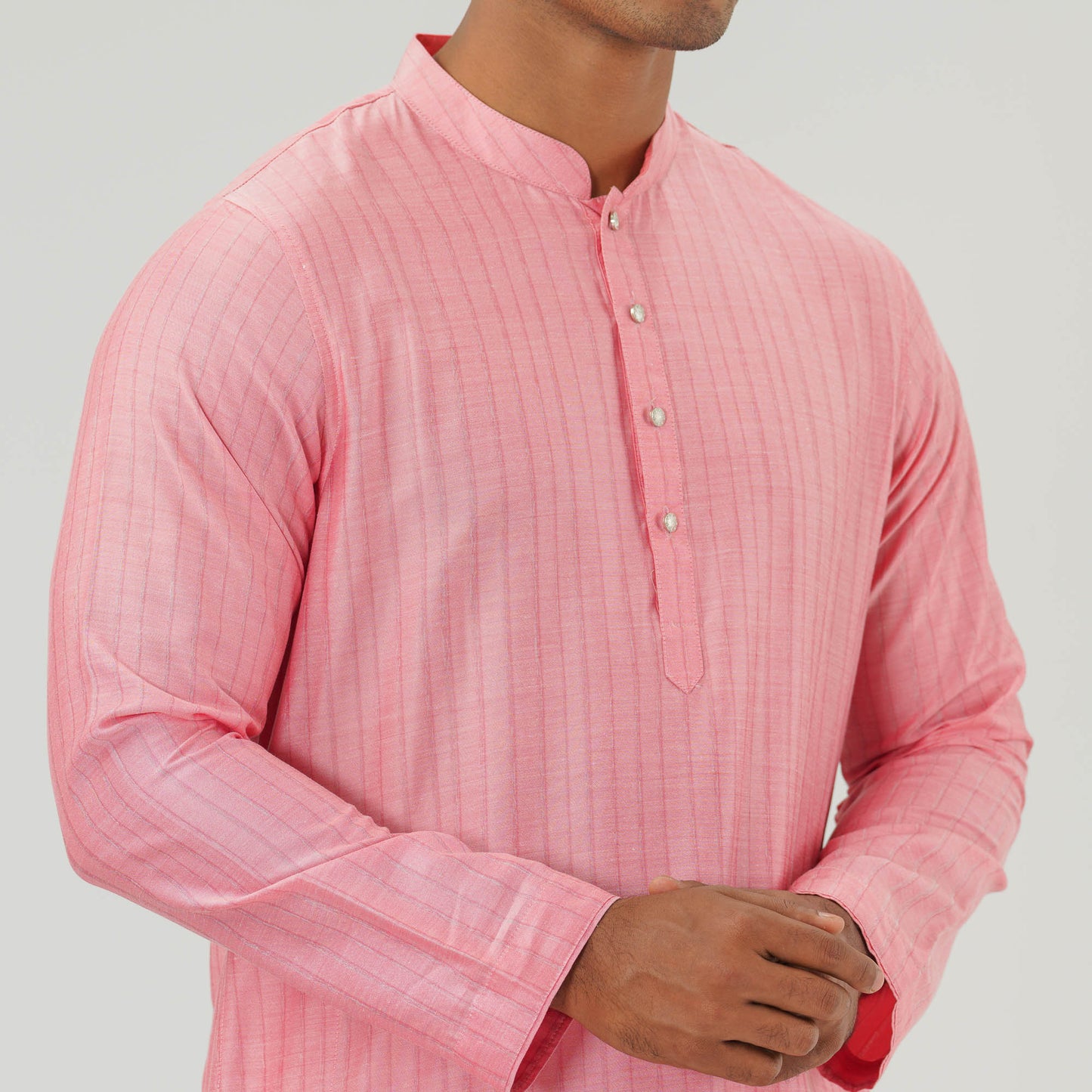 Mens Basic Pink Panjabi