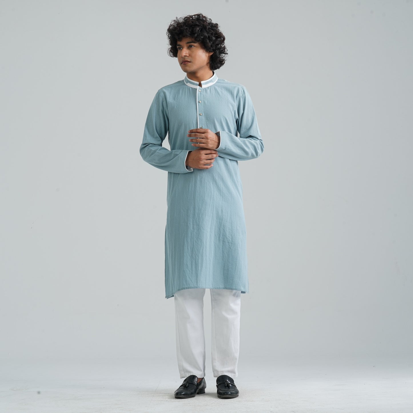 Men's Teal Panjabi