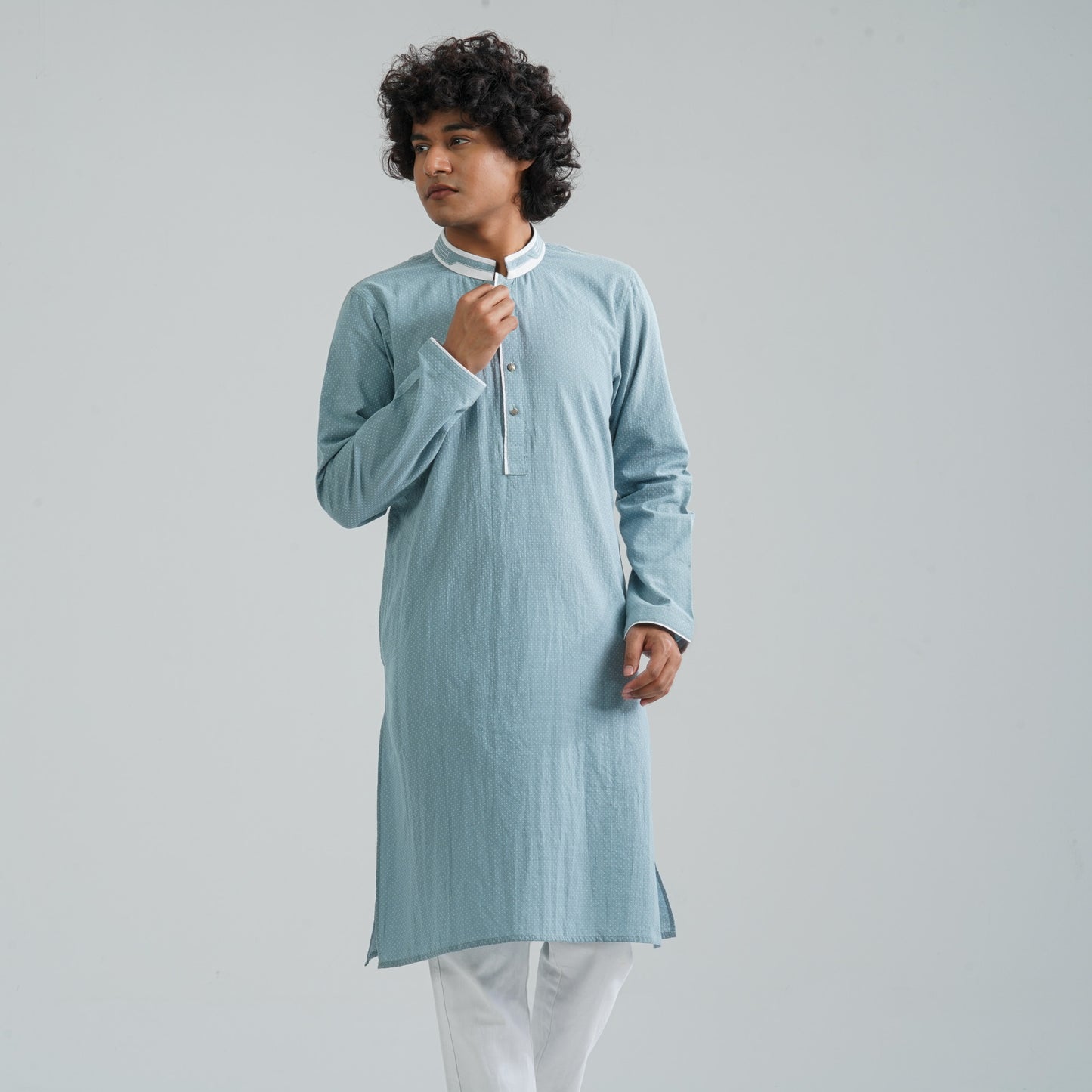 Men's Teal Panjabi