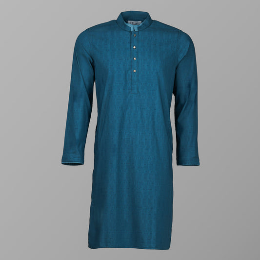 Mens Teal Panjabi