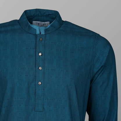 Mens Teal Panjabi