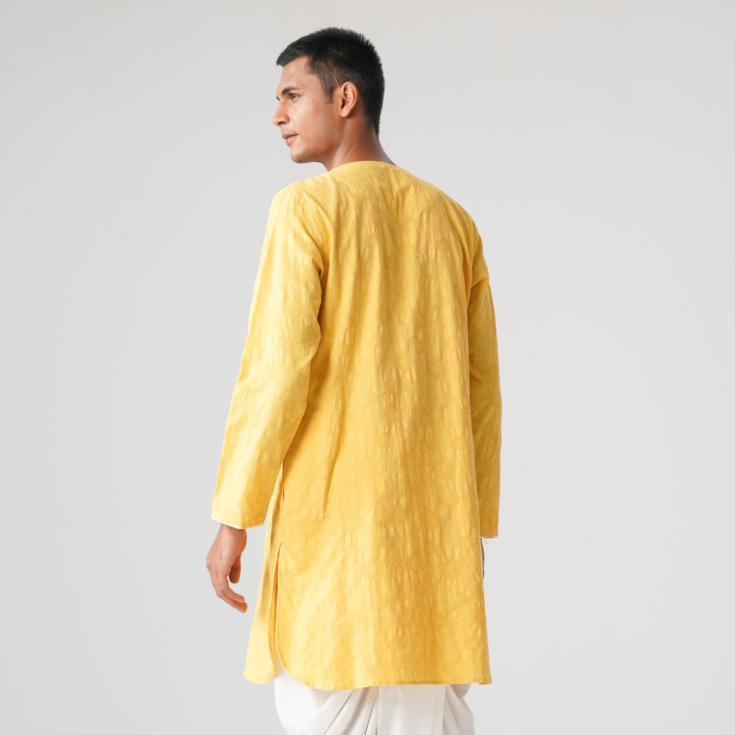 Mens Yellow Panjabi