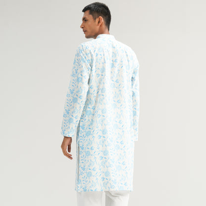 Mens White Panjabi