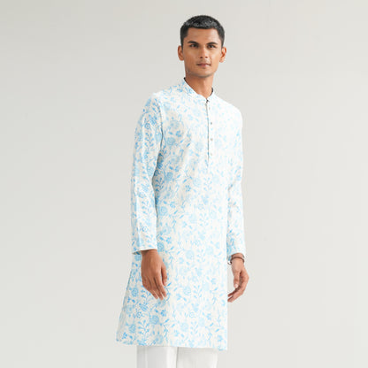 Mens White Panjabi