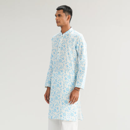 Mens White Panjabi