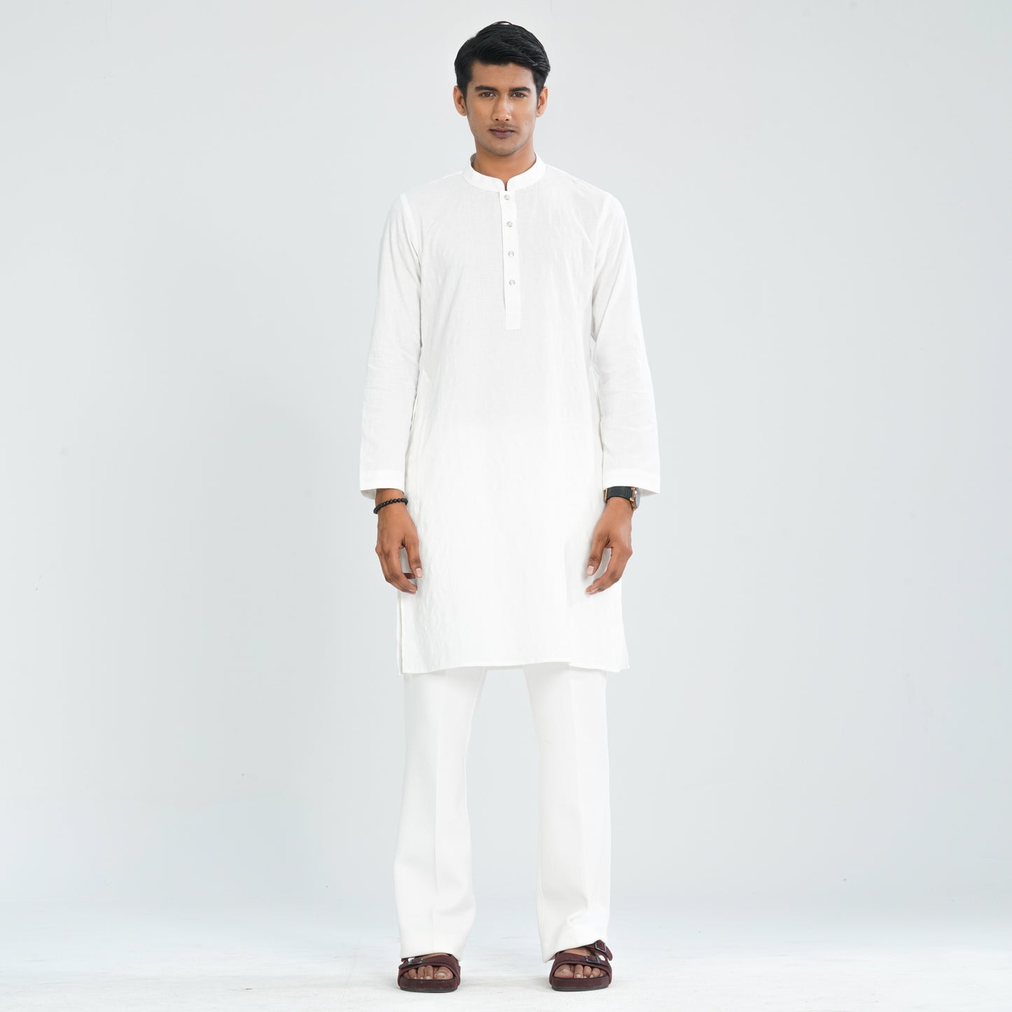 Men's White Panjabi