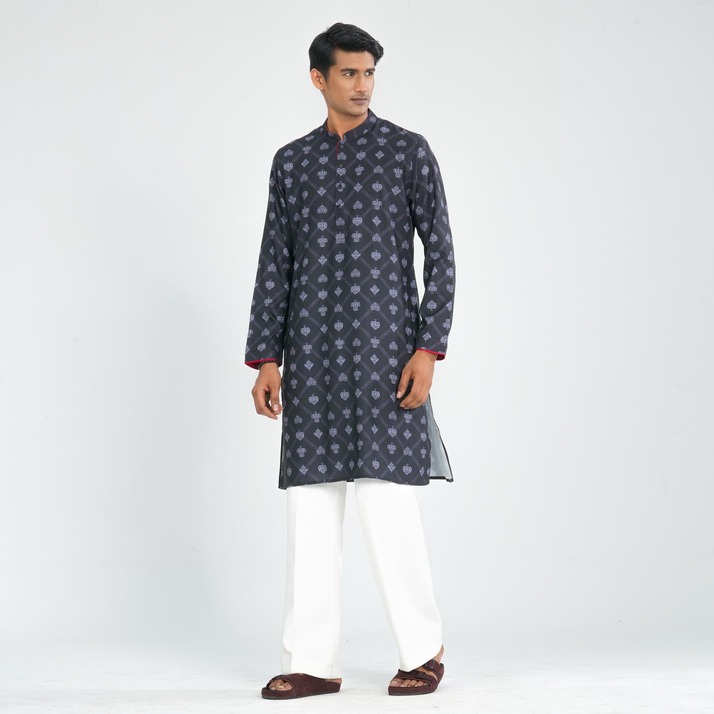 Men’s Blended Fabric Panjabi
