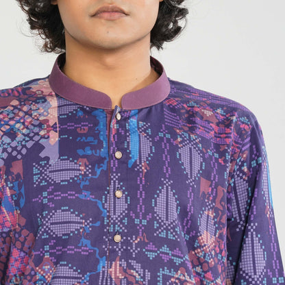 Men's Blended Cotton Panjabi