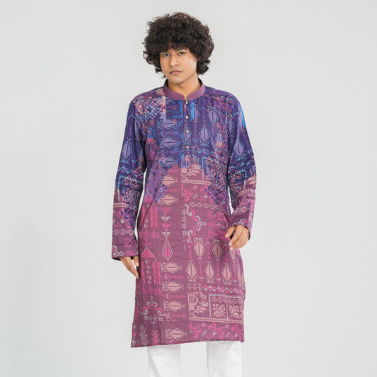 Men's Blended Cotton Panjabi