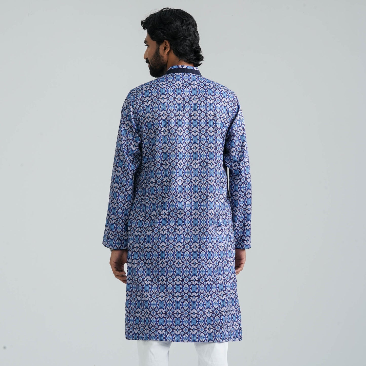 Men’s Blue Print Panjabi