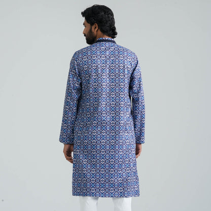 Men’s Blue Print Panjabi