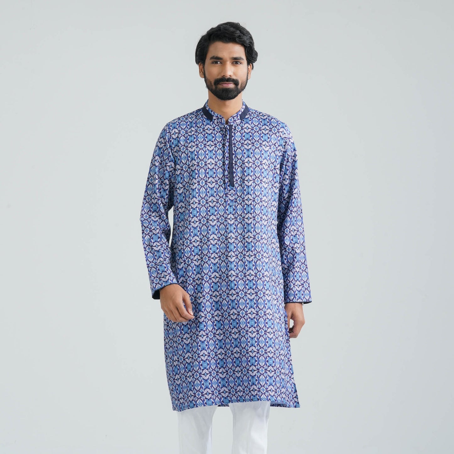 Men’s Blue Print Panjabi