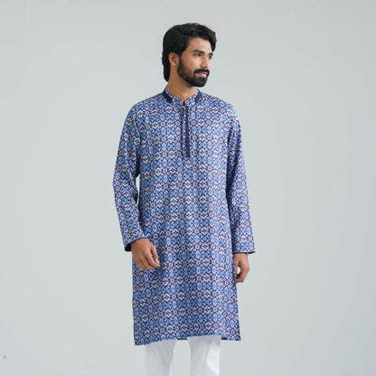 Men’s Blue Print Panjabi