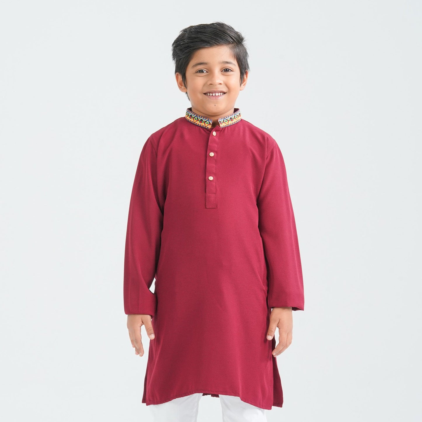 Boy's Maroon Panjabi