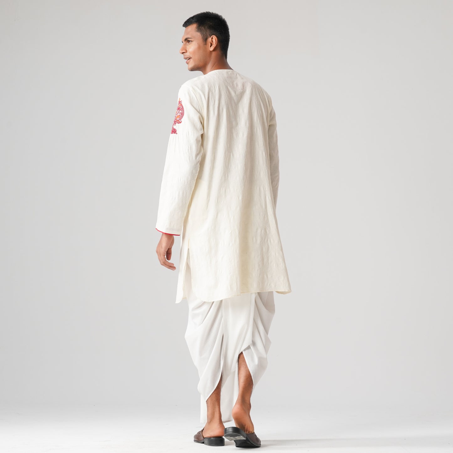 Mens Off White Panjabi