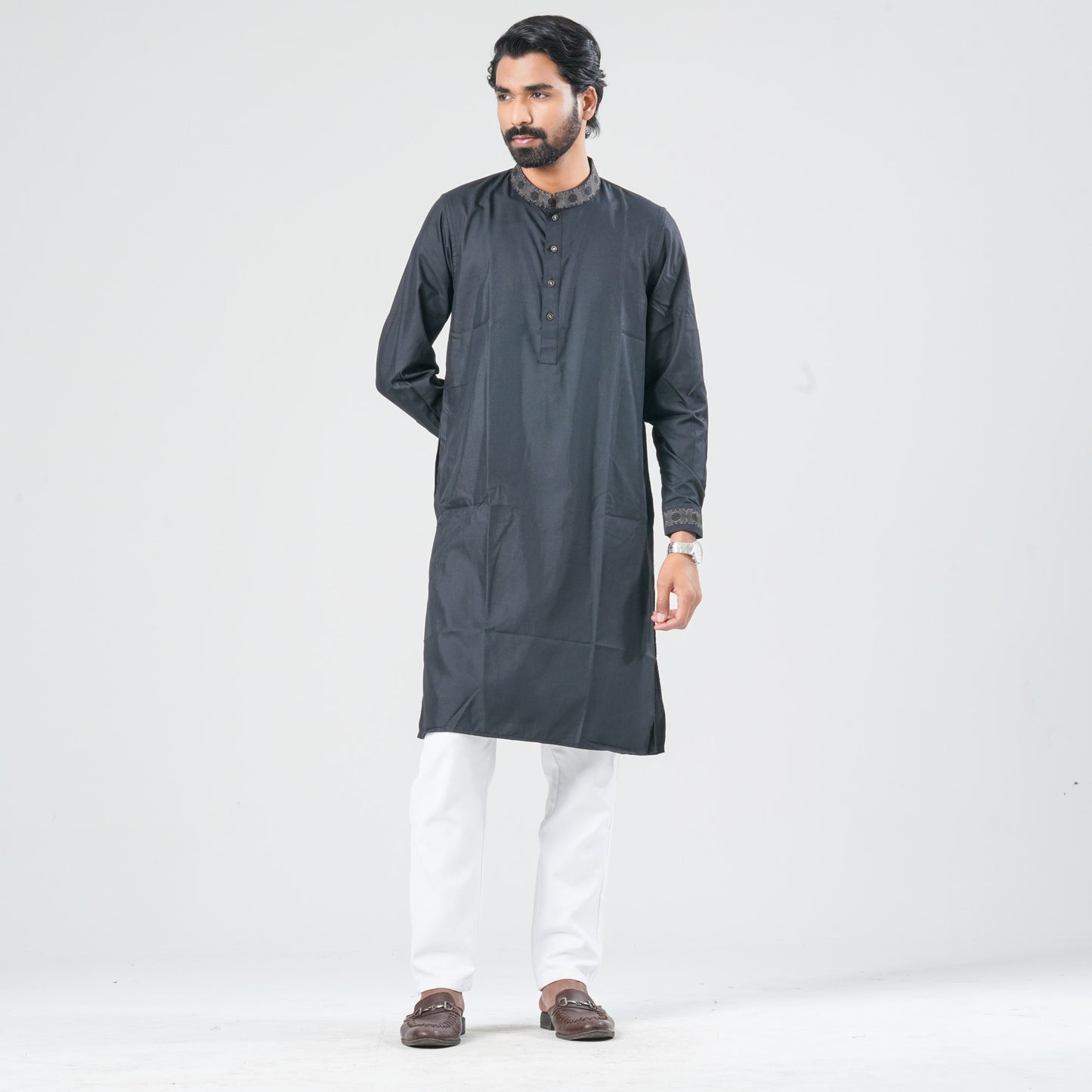 Men's Blended Cotton Panjabi
