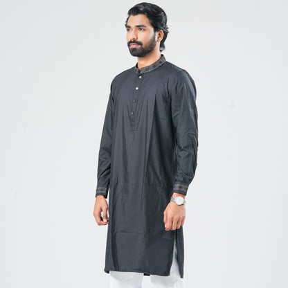 Men's Blended Cotton Panjabi
