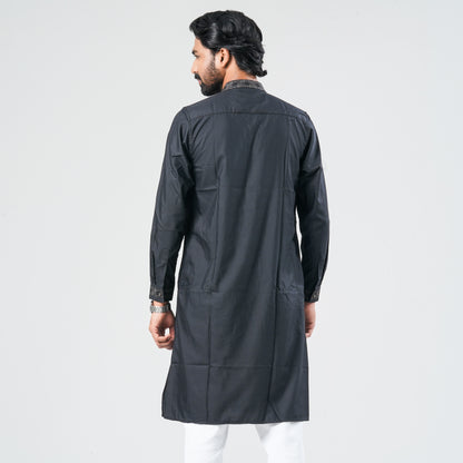 Men's Blended Cotton Panjabi
