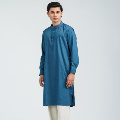 Men’s Suiting Fabric Embroidered Panjabi
