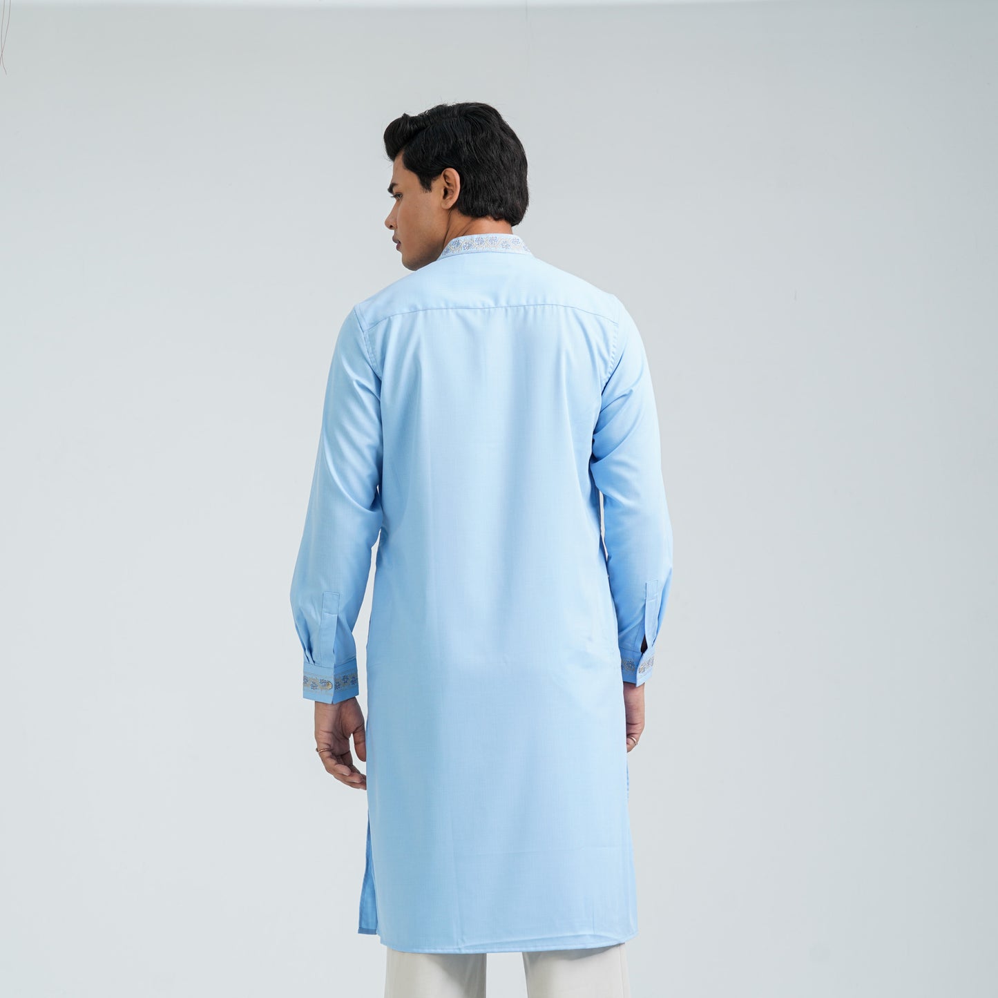 Men’s Suiting Fabric Embroidered Panjabi