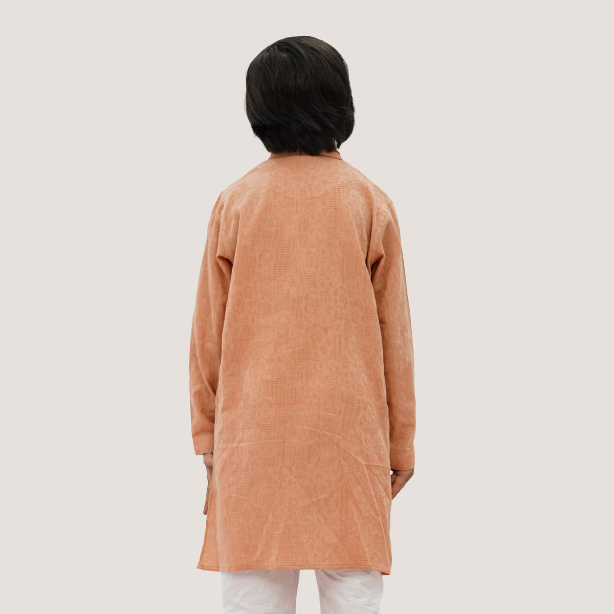 Boys' Peach Panjabi
