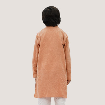Boys' Peach Panjabi
